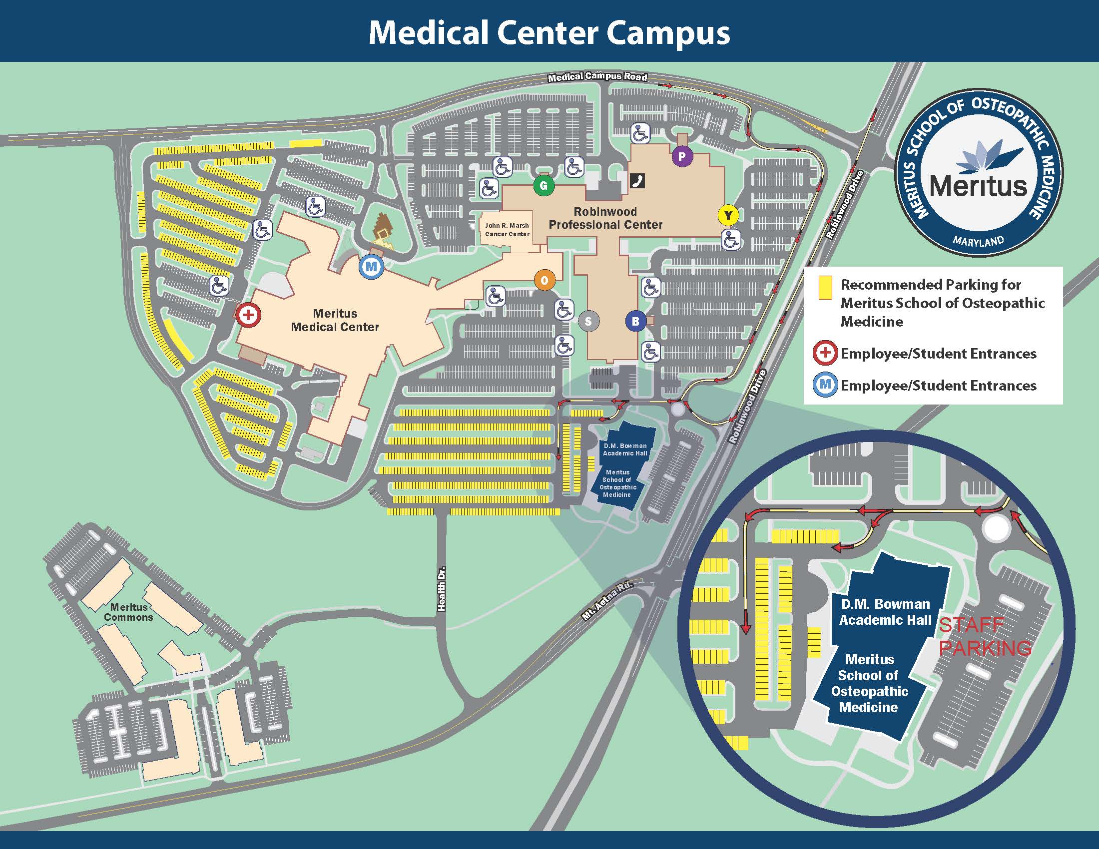MSOM Parking Map